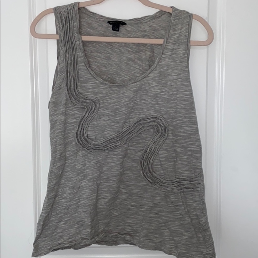 Gray sleeveless top- Banana Republic Outlet